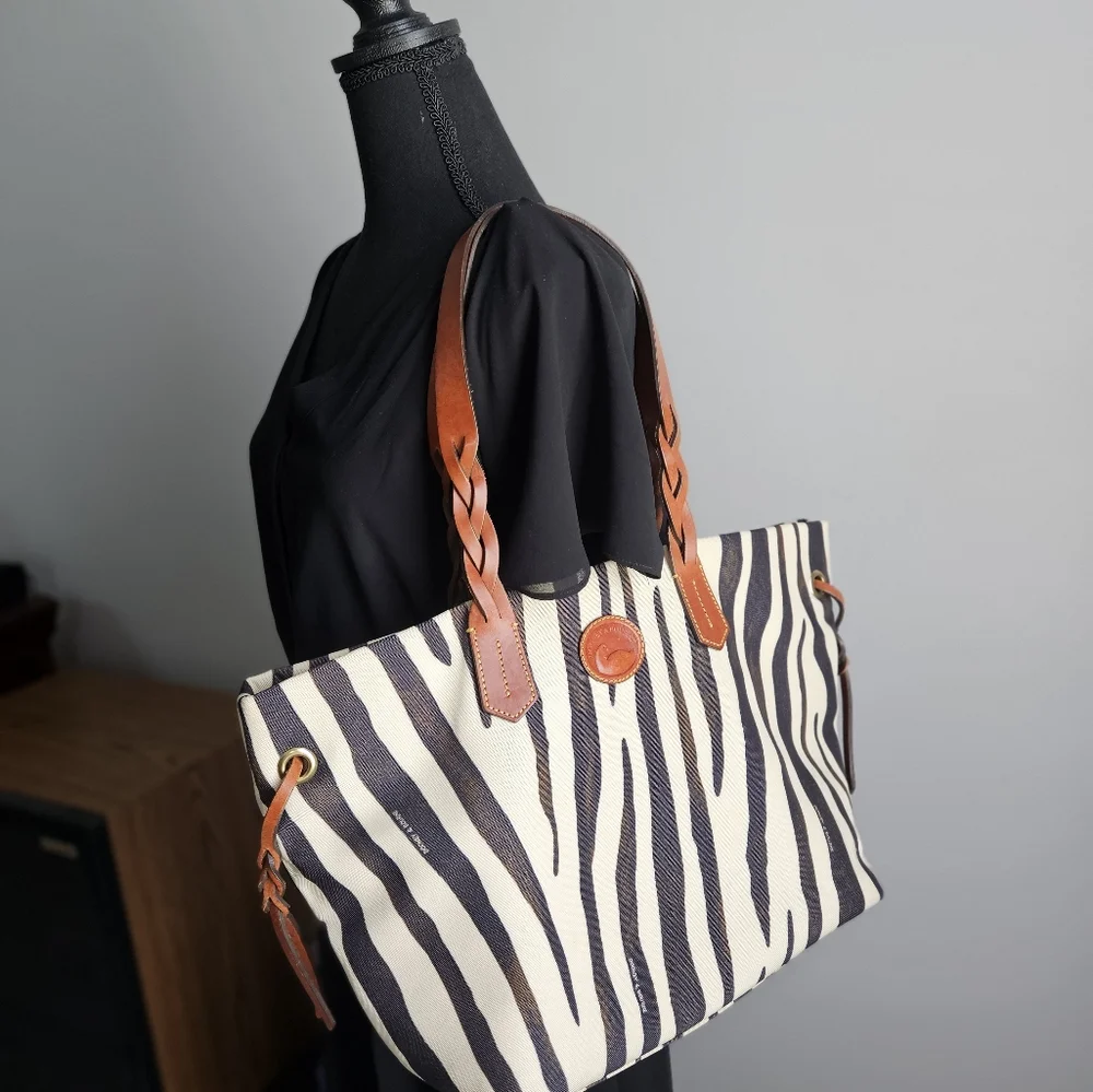 Dooney & Bourke Zebra Tote - Picture 9 of 11